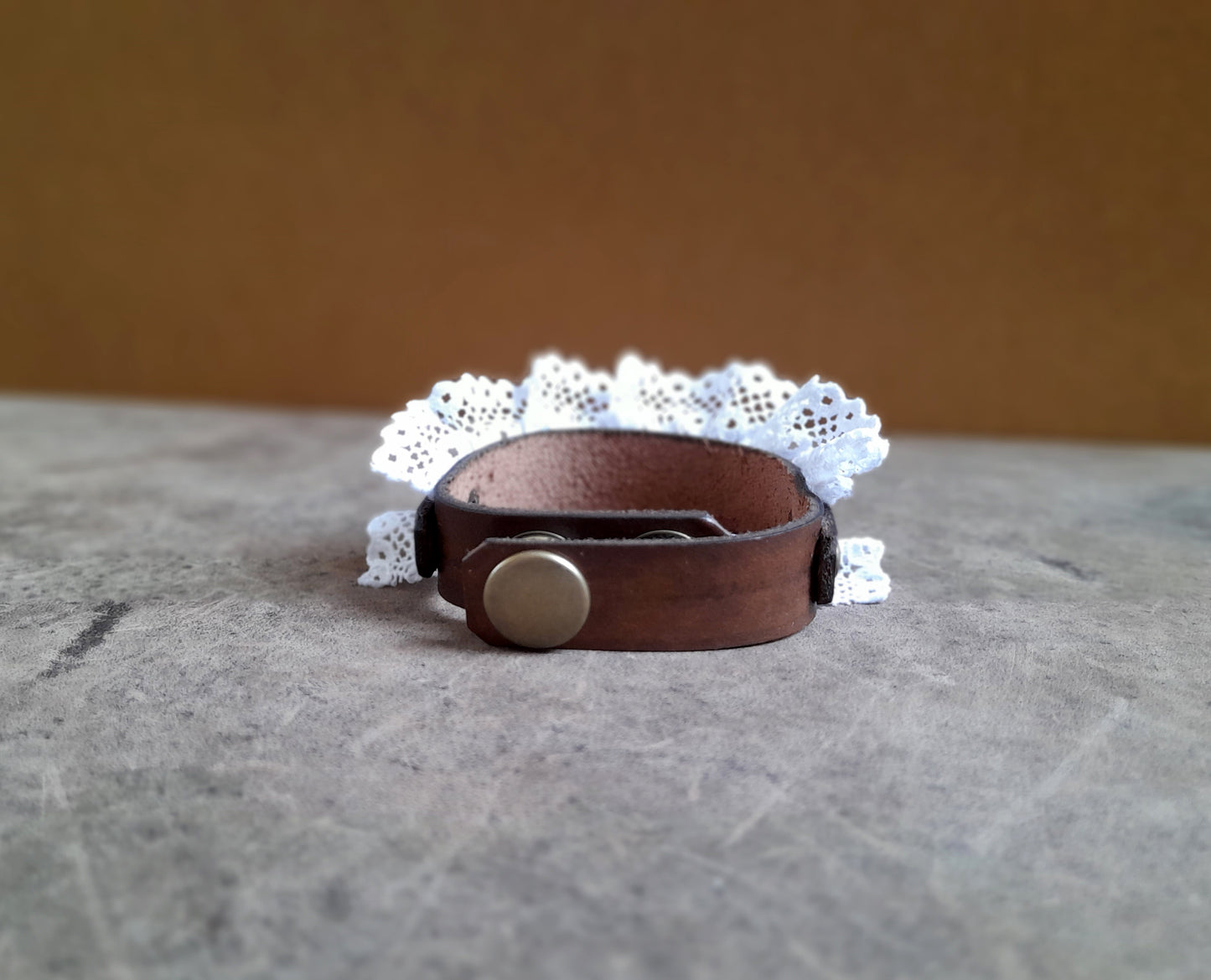 Lace Leather Bracelet