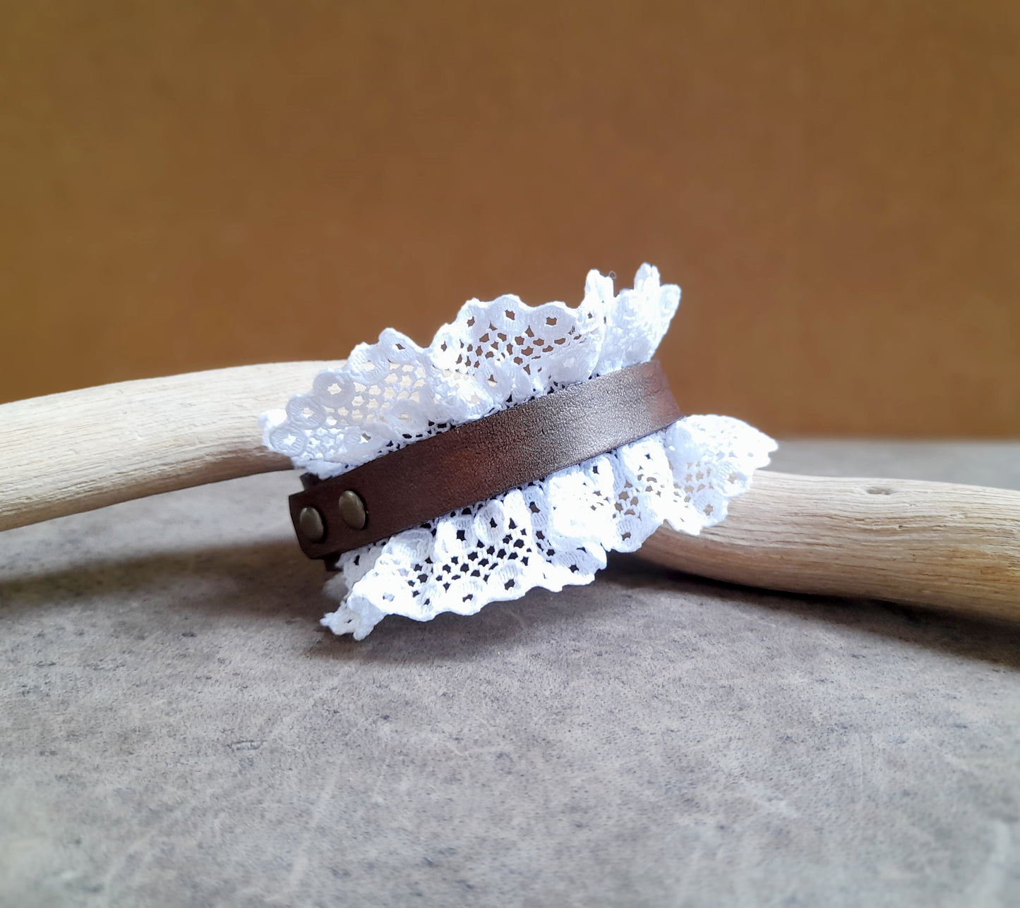 Lace Leather Bracelet