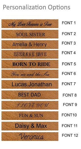 Fonts List