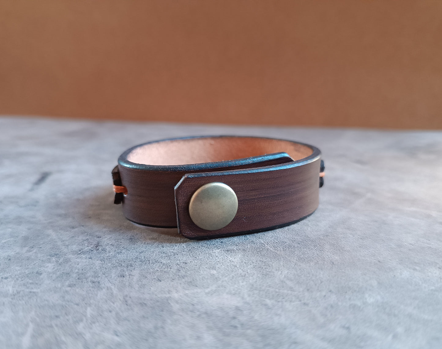 Celtic Shield Knot Leather Bracelet for Men