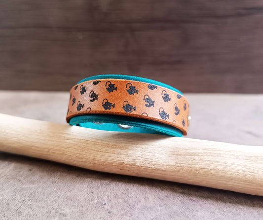 anglerfish bracelet close up