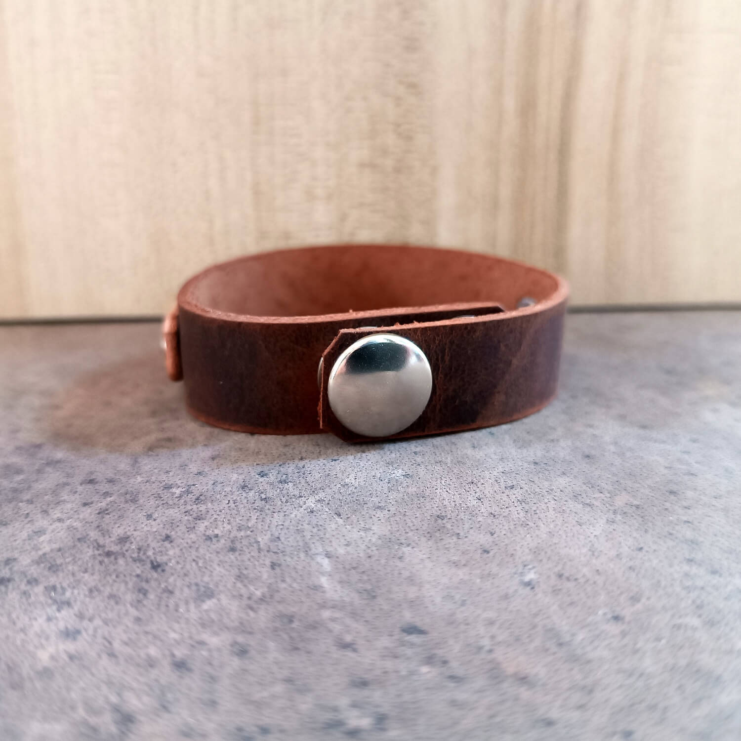 egyptian winged disc bracelet backside view