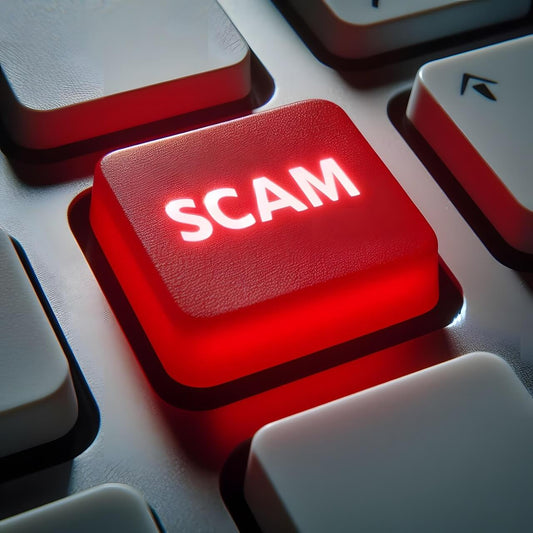 Ai Generated, Scam, Fraud royalty-free stock illustration.