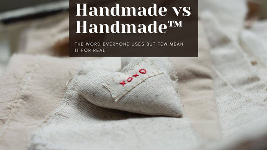 a handmade linen plushie heart ornament