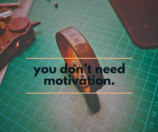 close up shot of my workbench and the making-of a bracelet