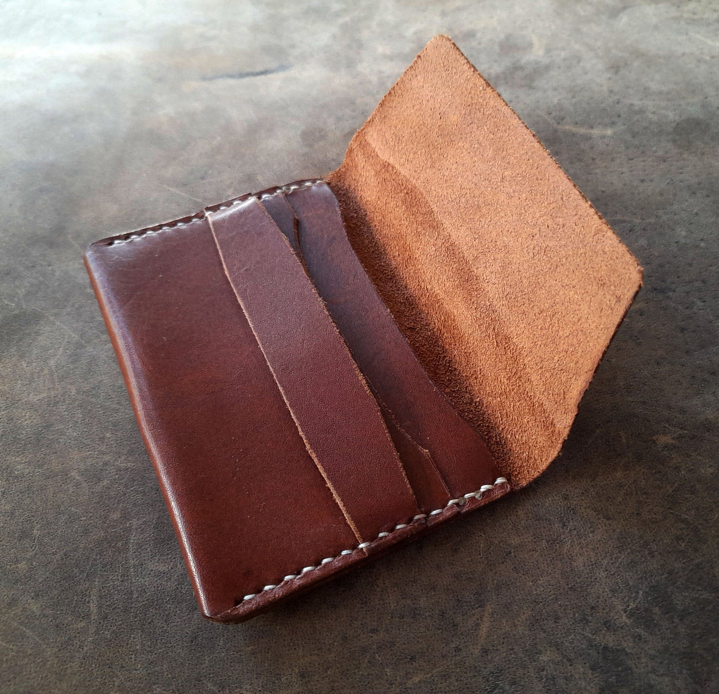 Simple Flap Leather Wallet