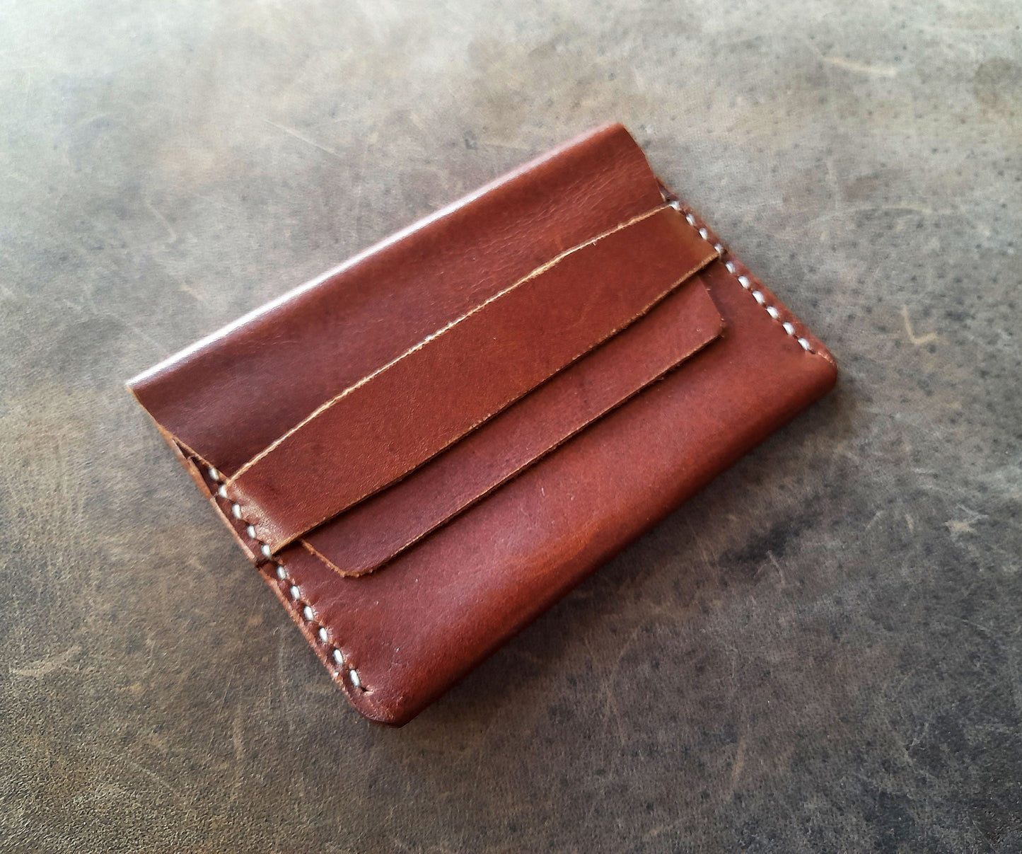 Simple Flap Leather Wallet