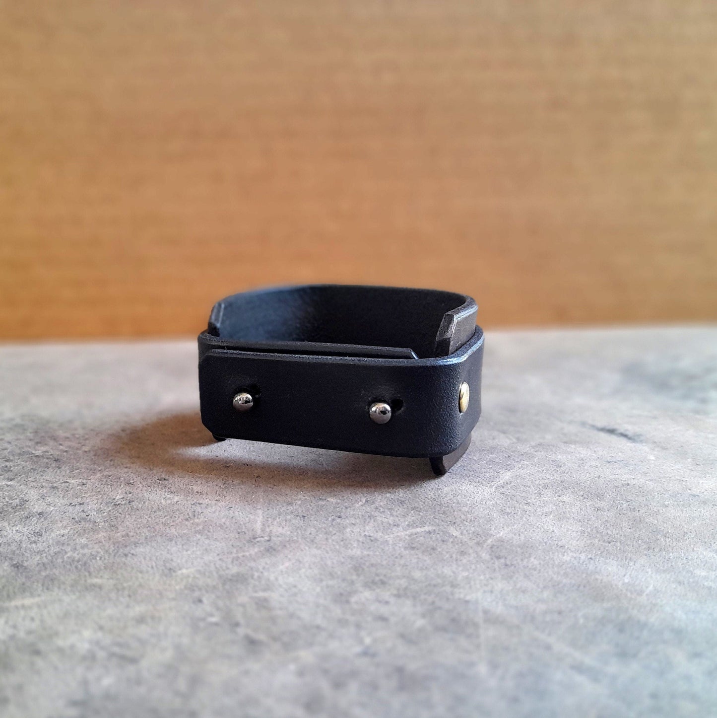 Bull Leather Cuff, Gift for Taurus