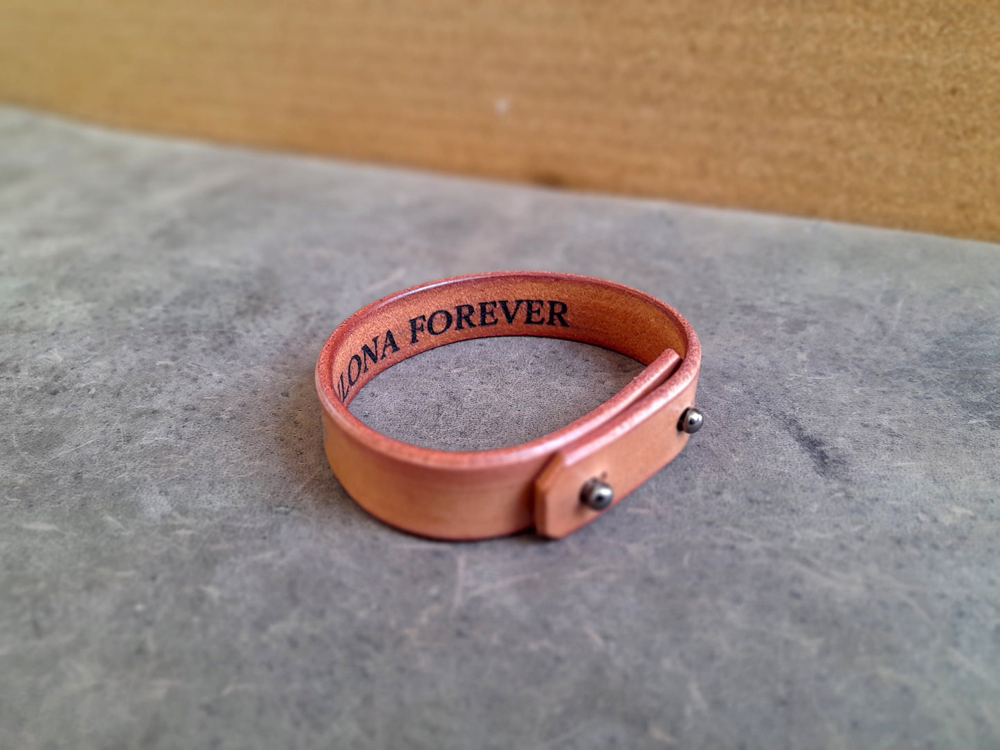 Minimalist Lioness Leather Bracelet