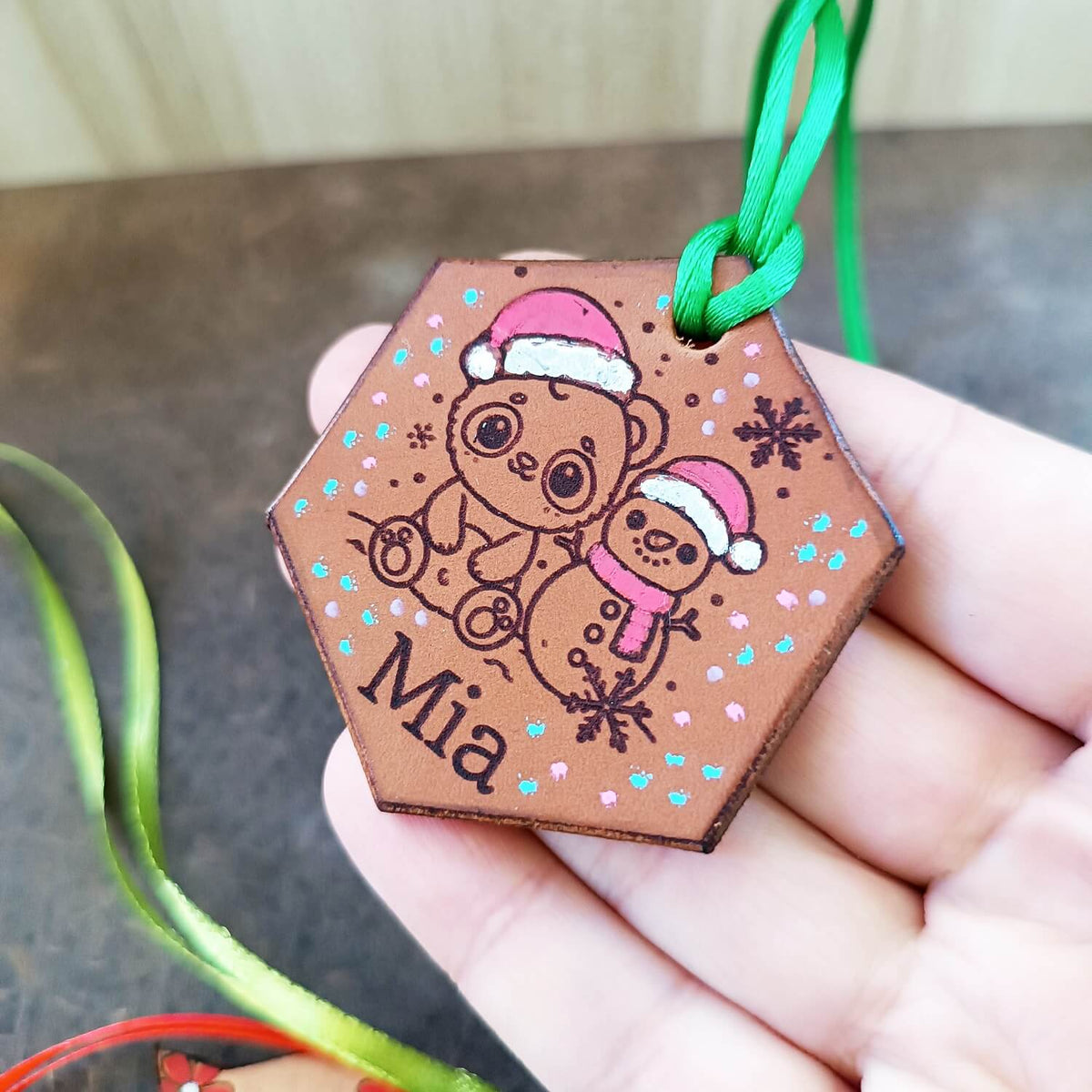 teddy bear gift tag